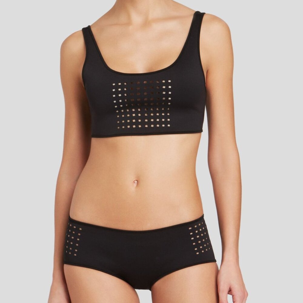 Clover Canyon Laser Cut Black Bikini